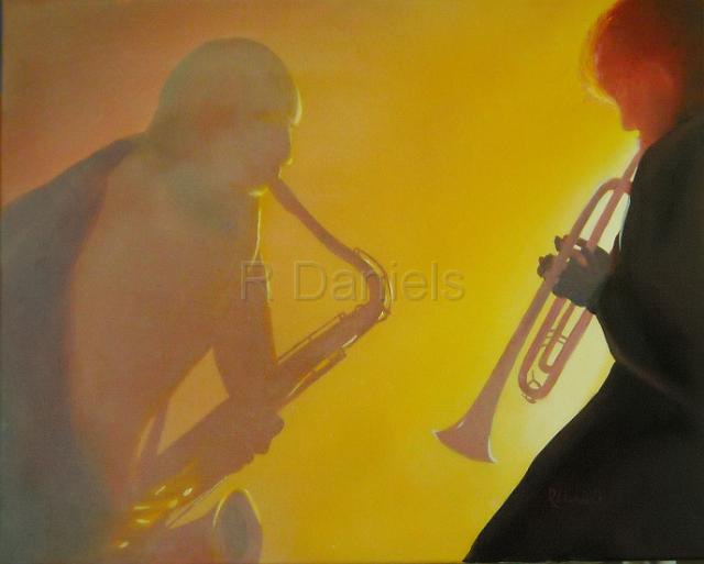Smokey Jazz.jpg - "Smokey Jazz" oil on canvas, 24x36"
